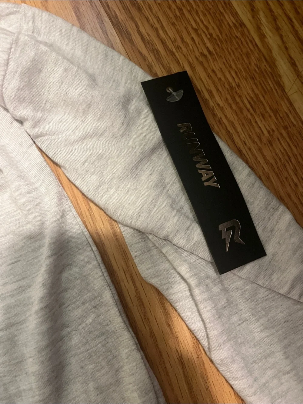 Light Gray Long-Sleeve Tee with 
